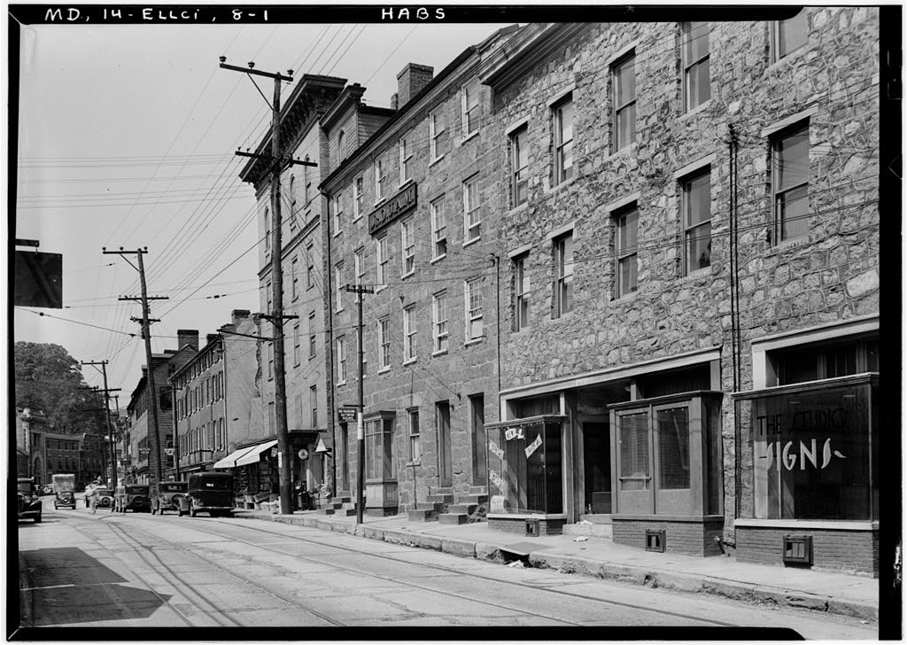 Ellicott City Main Street 1936