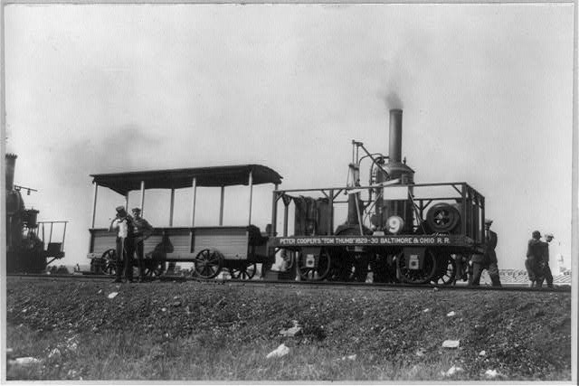 Tom Thumb Steam Locomotive Replica