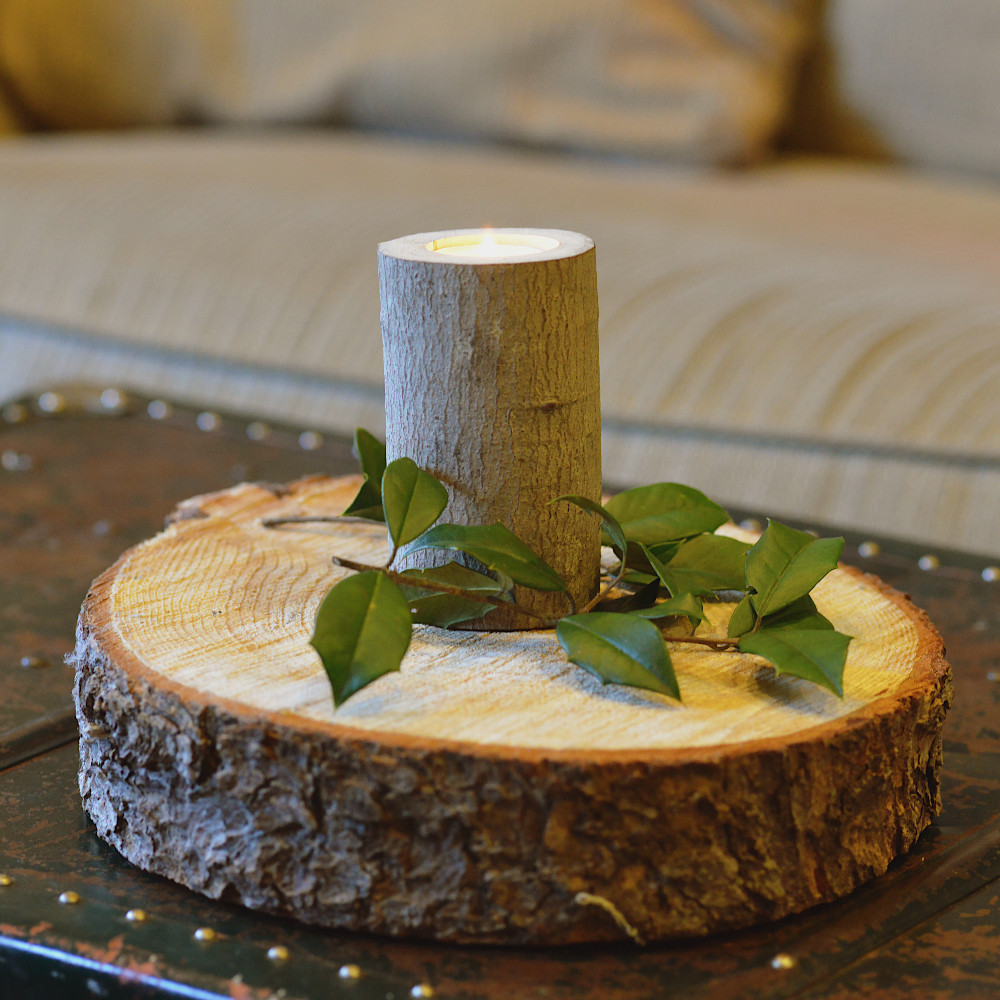 Maple Tree Branch Candle Holder - Single - Image 4