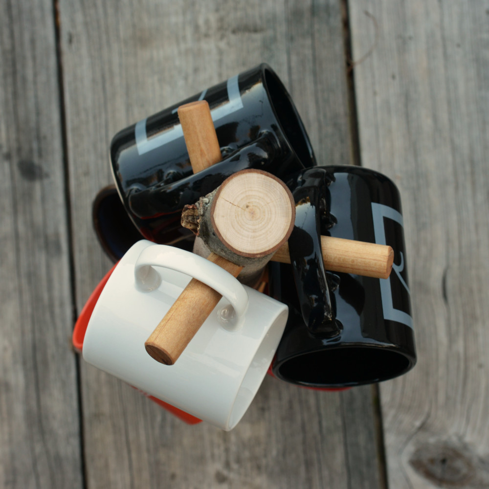 Mug Tree Coffee Mug Holder - Six Pegs - Image 2